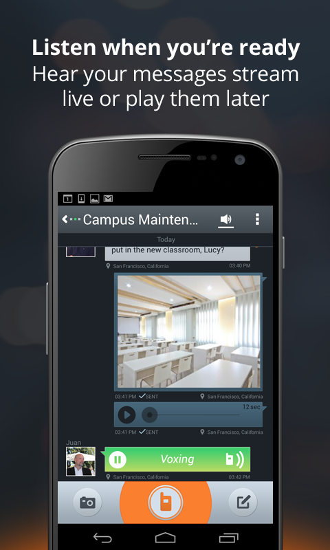 Voxer Business - screenshot