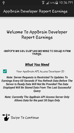 AppBrain Report Earnings