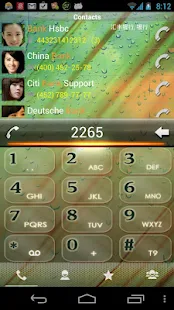 RocketDial Rain Theme