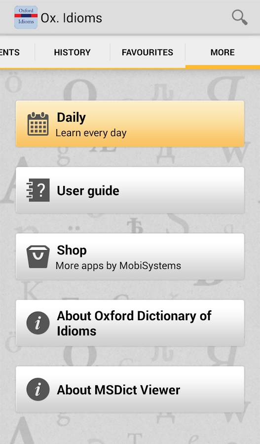 Oxford Dictionary of Idioms TR Android Apps on Google Play