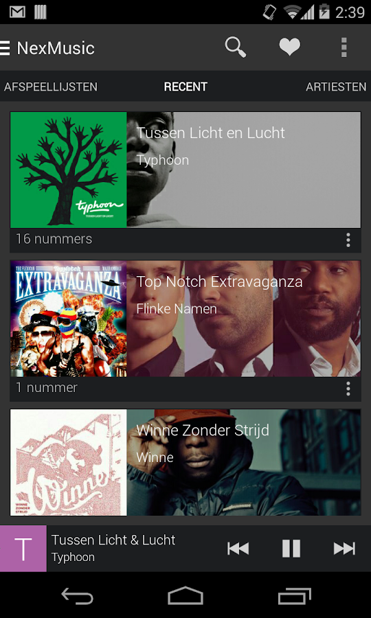 NexMusic + - screenshot