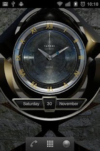 CASTLE Designer Clock Widget - náhled