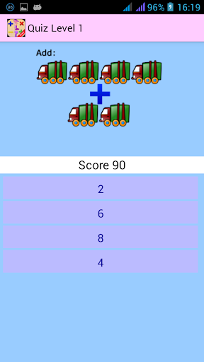 Kids Math Practice Quiz Game