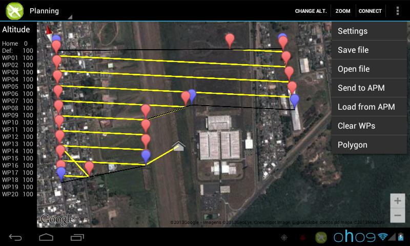   DroidPlanner – Capture d'écran 