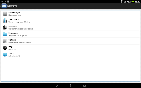 FolderSync - screenshot thumbnail