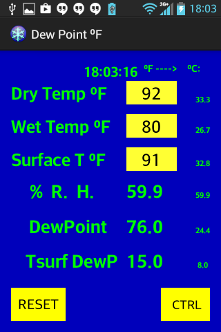 【免費工具App】Dew Point ºF-APP點子