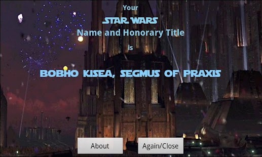 Create Your Star Wars Name (6) Screenshots 4