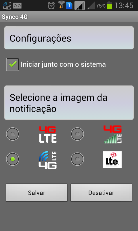 Android application 4G Brasileiro screenshort