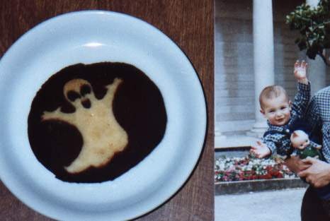 Toddler & Halloween cookie