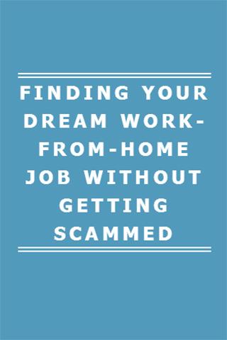 FINDING WORK-FROM-HOME JOB