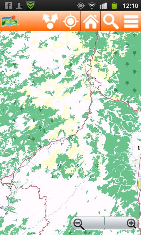 Corsica Offline mappa Map Screen 3