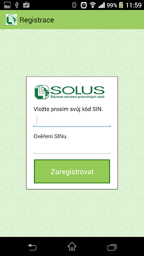 SOLUS – SMS výpis