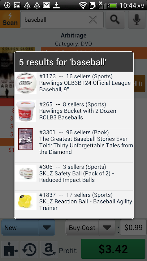   Bénéfice Bandit FR – Capture d'écran 