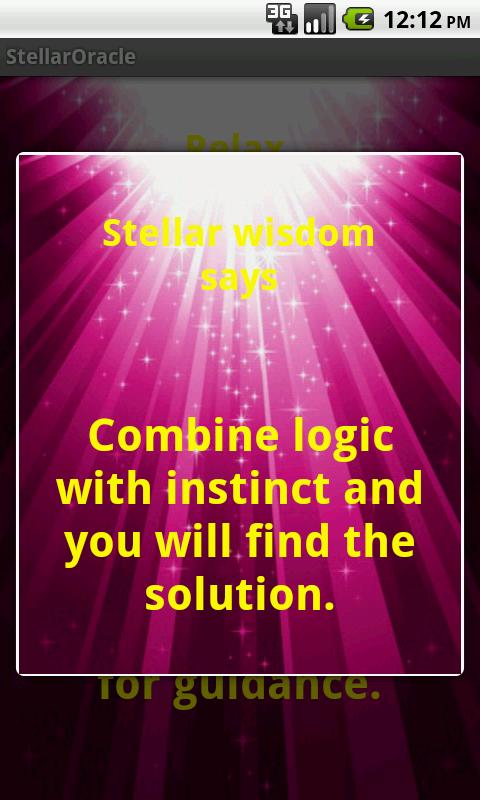 Stellar Oracle + Screen 2