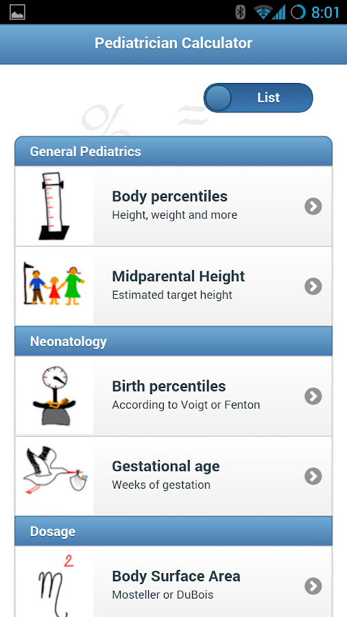 Ped(z) Pediatric Calculator Android Apps on Google Play