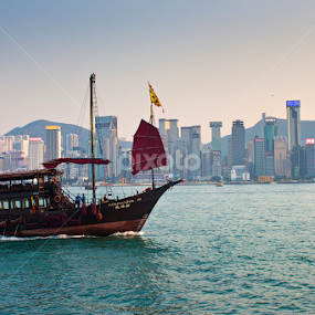 Hong Kong Skyline by Eric Montalban - Landscapes Travel