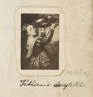 Fotoreproductie van (vermoedelijk) een prent naar een schilderij van Titiaan