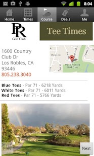 Paso Robles Golf Tee Times Screenshots 2