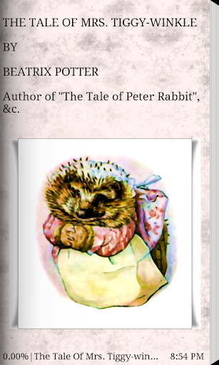 【免費書籍App】The Tale Of  Mrs. Tiggy-winkle-APP點子