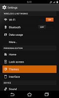 Flow Orange Theme for CM9/10.2 APK صورة لقطة الشاشة #1