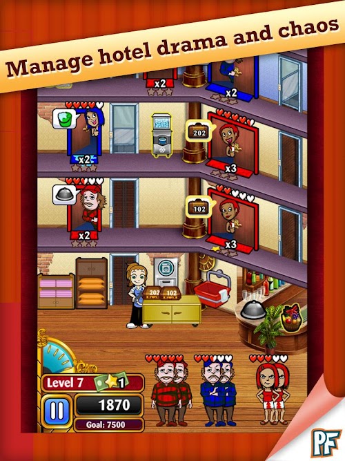 Android application Hotel Dash Deluxe screenshort