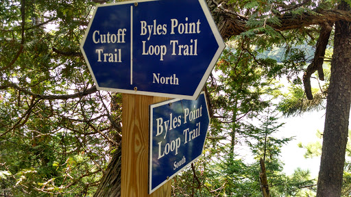 Byles Point Trail Markers