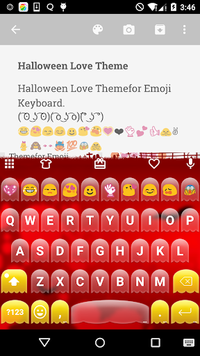 Red Love EMOJI KEYBOARD