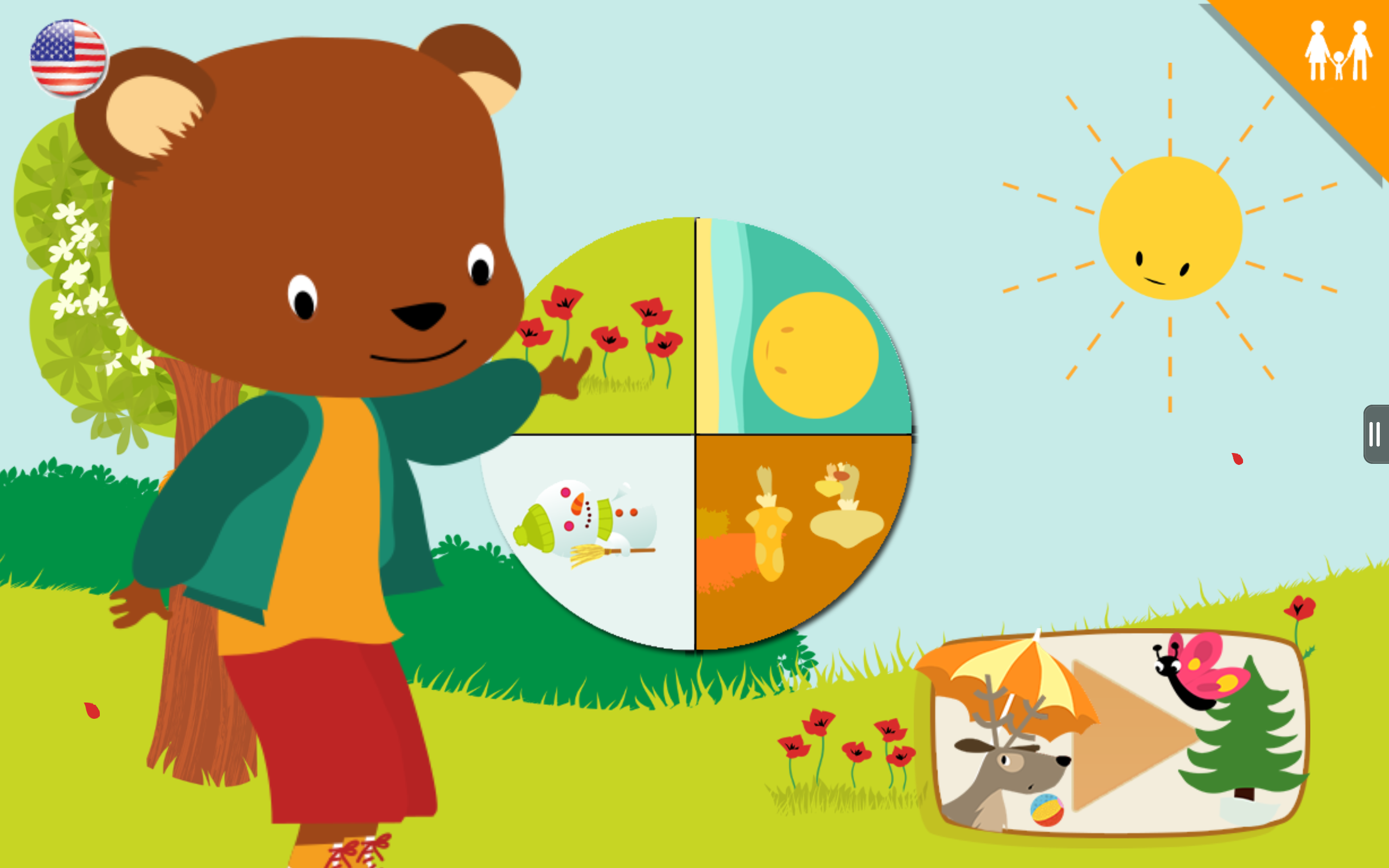 Android application LilBears Seasons screenshort
