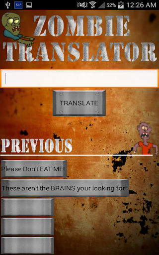 Zombie Translator