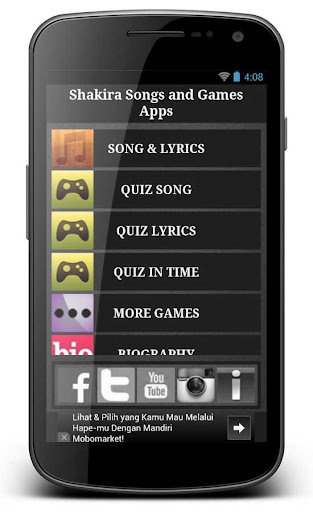 Shakira Song and Games Apps