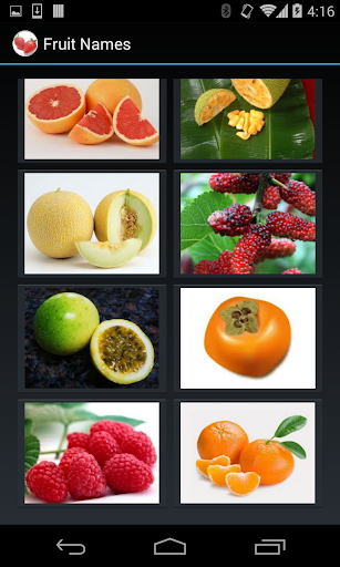 【免費教育App】Fruit Names (2 line display)-APP點子