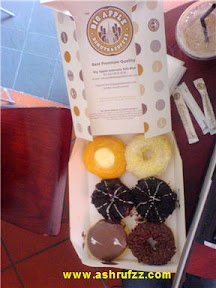 The yummy donuts from Big Apple Donuts & Coffee