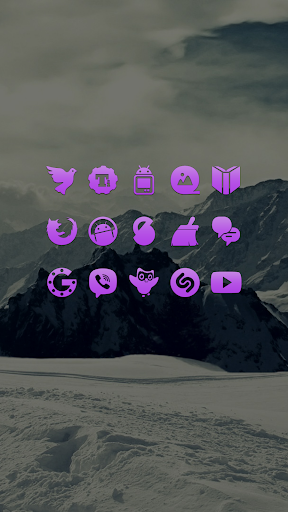 【免費個人化App】Purple Go Apex Nova Icon Theme-APP點子