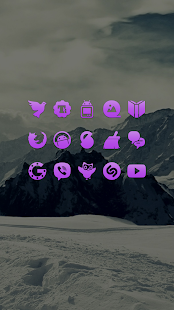 How to download Purple Go Apex Nova Icon Theme 1.9.9 unlimited apk for bluestacks