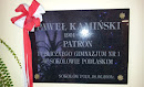 Tablica Pamiatkowa Patrona Pawel Kaminski