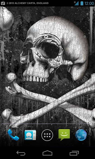 Skulls Live Wallpaper - FREE