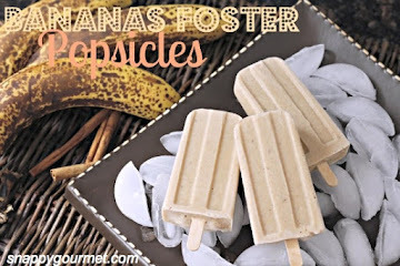 Bananas Foster Popsicles