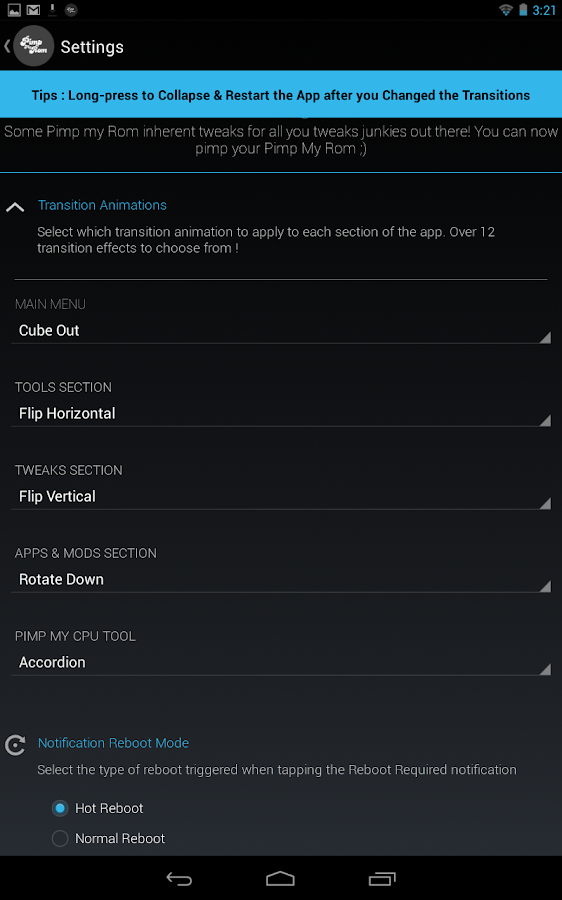 Pimp My Rom (Beta) - screenshot