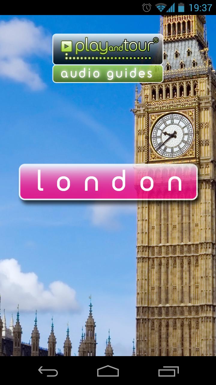 London audio guide Screen 1