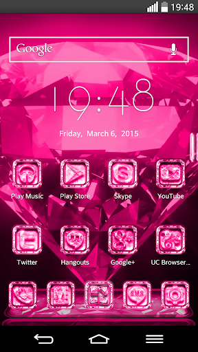 Next Launcher Theme CrystalP