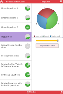 ACT Math : Algebra Screenshots 1