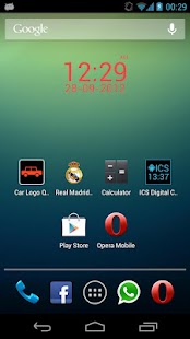 How to download ICS Digital Clock Widget 1.5 mod apk for pc