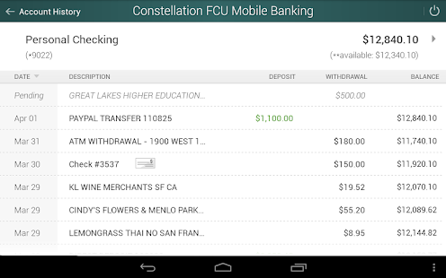 CFCU Mobile banking Screenshots 6