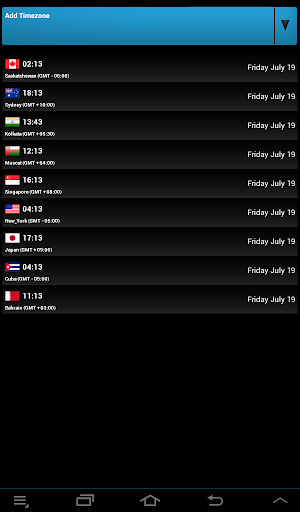 【免費生產應用App】Global Clock - Free-APP點子
