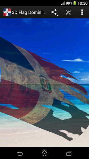 【免費生活App】3D Flag Dominican Republic LWP-APP點子