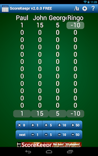 Score Keeper FREE Screenshots 5