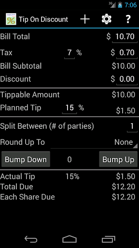 Tip On Discount