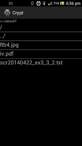 Crypt File Browser