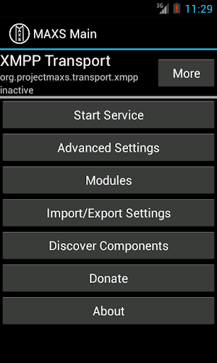 MAXS Transport XMPP