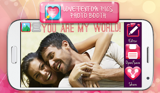Love Text on Pics Photo Booth Screenshots 1